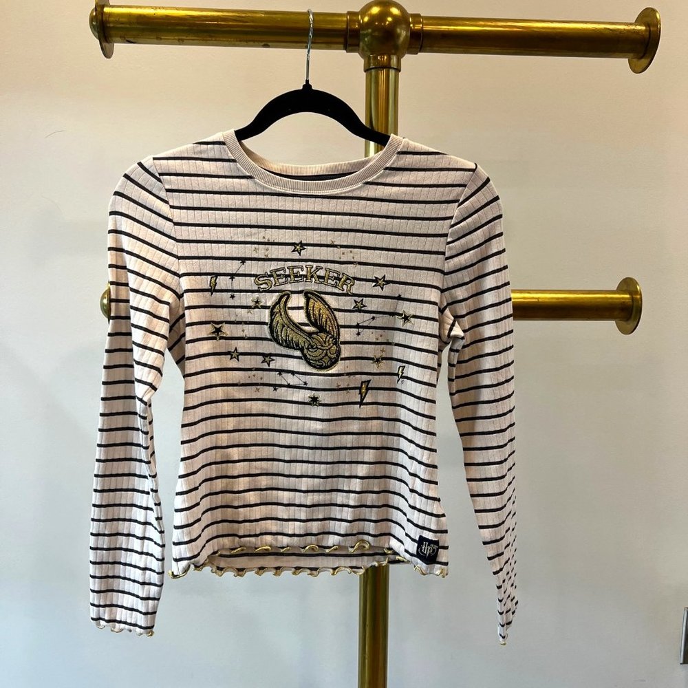 Striped Seeker Kids Long Sleeve Shirt